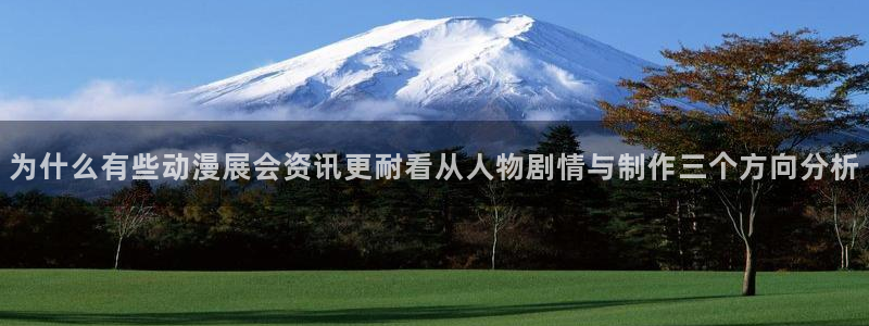 记得香蕉成熟时：为什么有些动漫展会资讯更耐看从人物剧情与制作三个方向分析配图